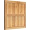 Ekena Millwork Framed Board-n-Batten Shutters, Rough Sawn Western Red Cedar, 26 7/8W x 25H, PR RBF06S26X025RWR - alternate 2